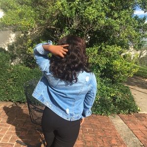 16 Inch lace closure wig with burgundy bangs